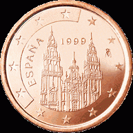 1 Cent UNC Spanje